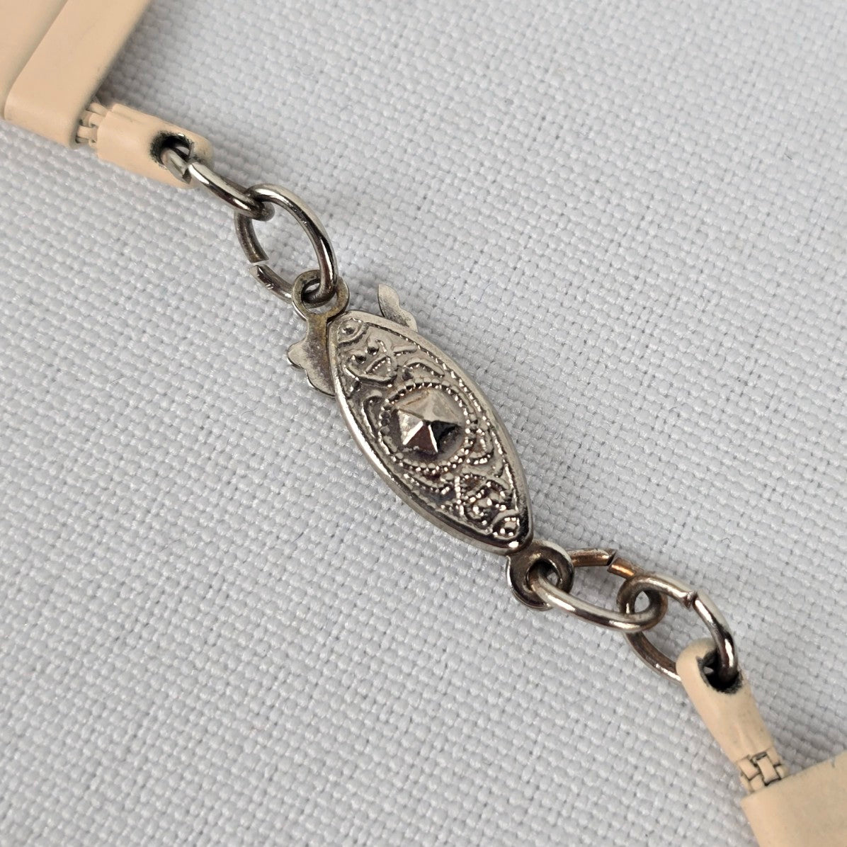 Vintage Pink Egyptian Collar Necklace