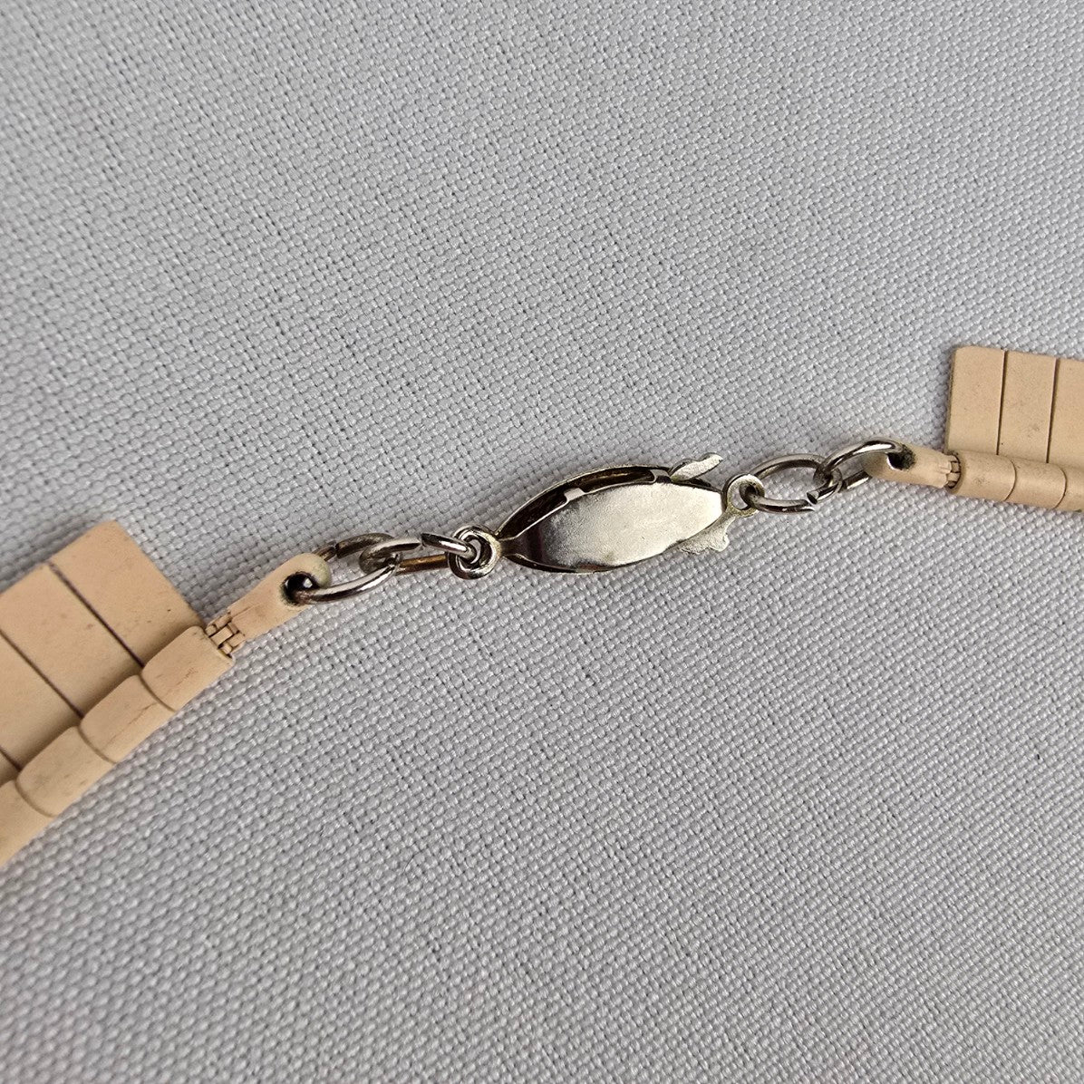 Vintage Pink Egyptian Collar Necklace