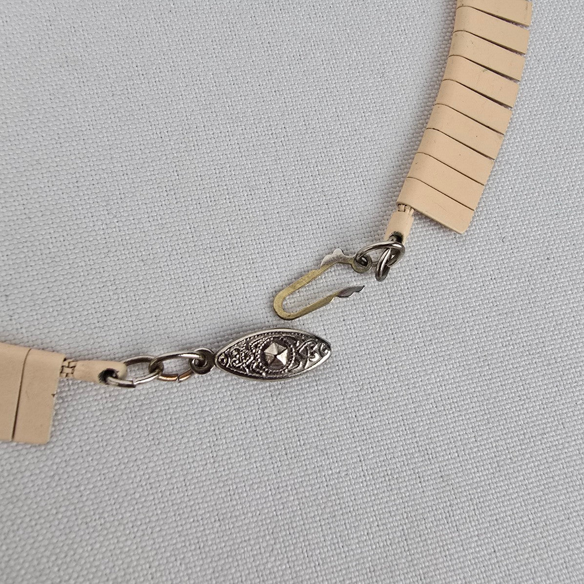 Vintage Pink Egyptian Collar Necklace