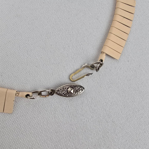 Vintage Pink Egyptian Collar Necklace