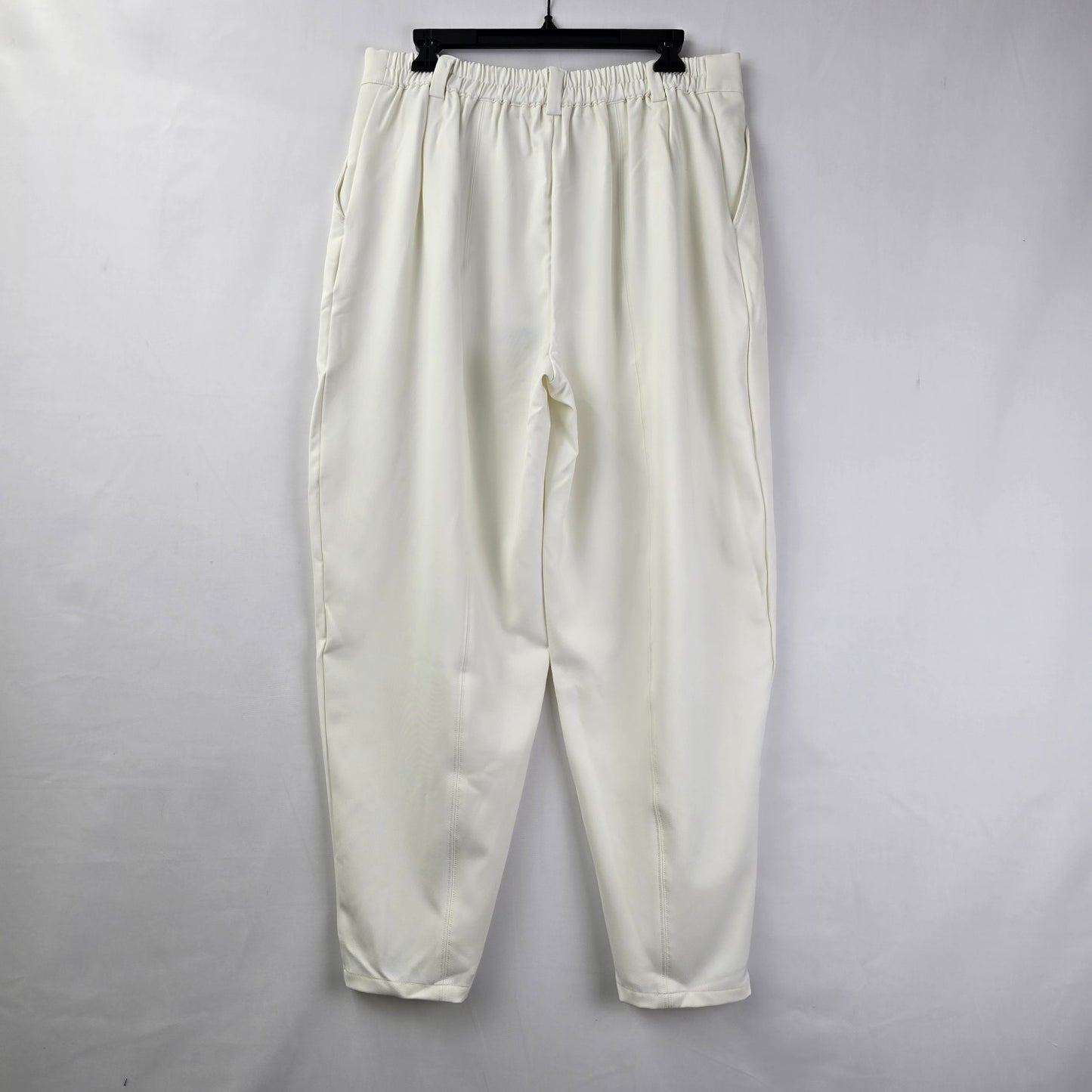 Halara Flex™ White Mid Rise Pocket Barrel Leg Work Pants Size L