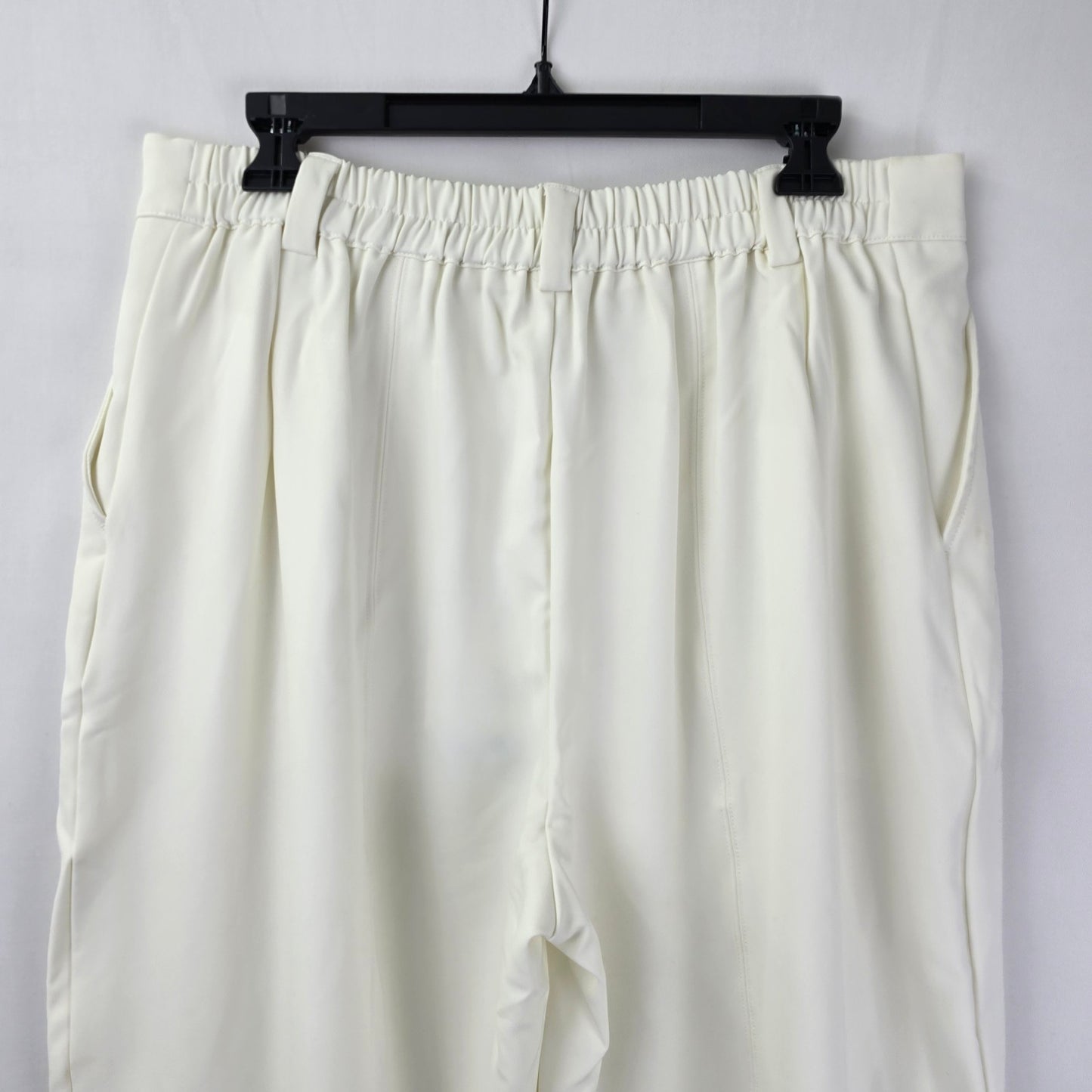Halara Flex™ White Mid Rise Pocket Barrel Leg Work Pants Size L