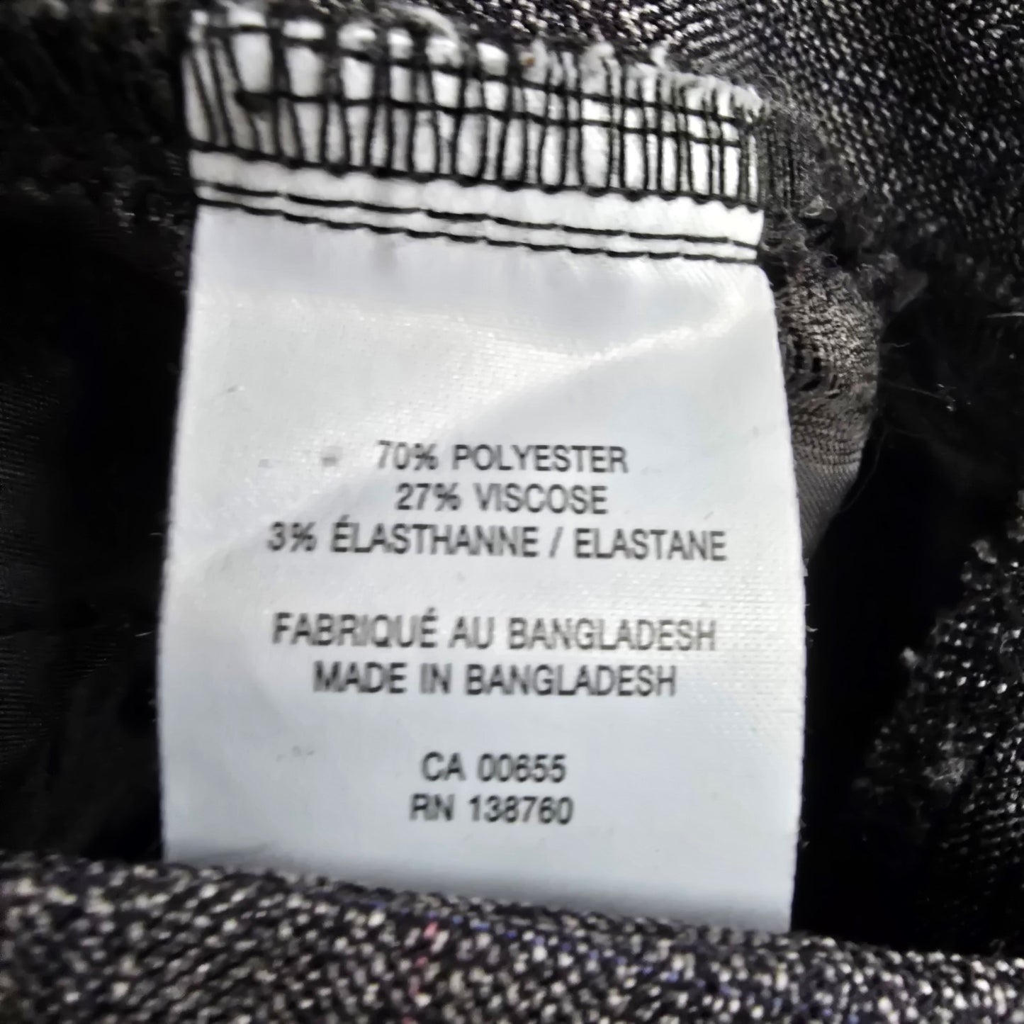 Signature Grey Plaid Wide Leg Trouser Dress Pants Size 8