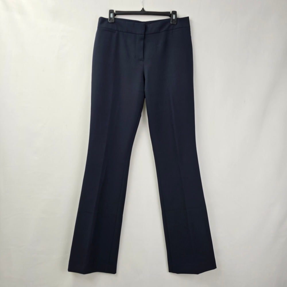 Le Chateau Navy Blue Trouser Straight Leg Dress Pants Size 8