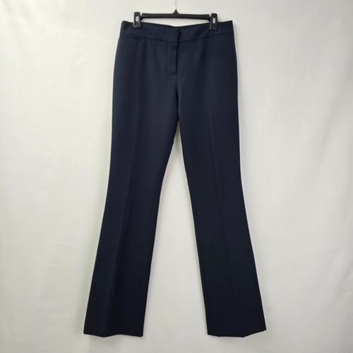 Le Chateau Navy Blue Trouser Straight Leg Dress Pants Size 8
