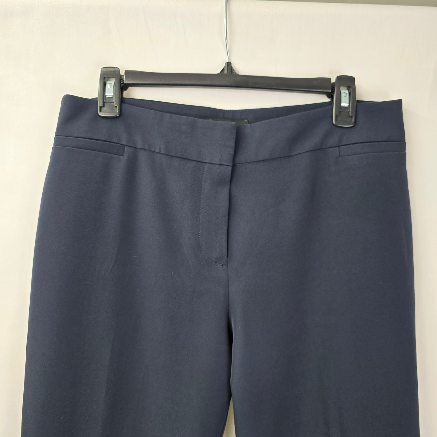 Le Chateau Navy Blue Trouser Straight Leg Dress Pants Size 8