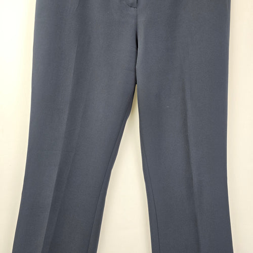Le Chateau Navy Blue Trouser Straight Leg Dress Pants Size 8
