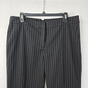 Cleo Black Pin Stripped Trouser Dresser Pants Size 12