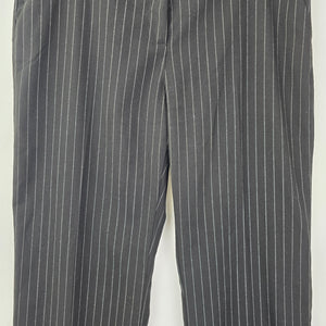 Cleo Black Pin Stripped Trouser Dresser Pants Size 12