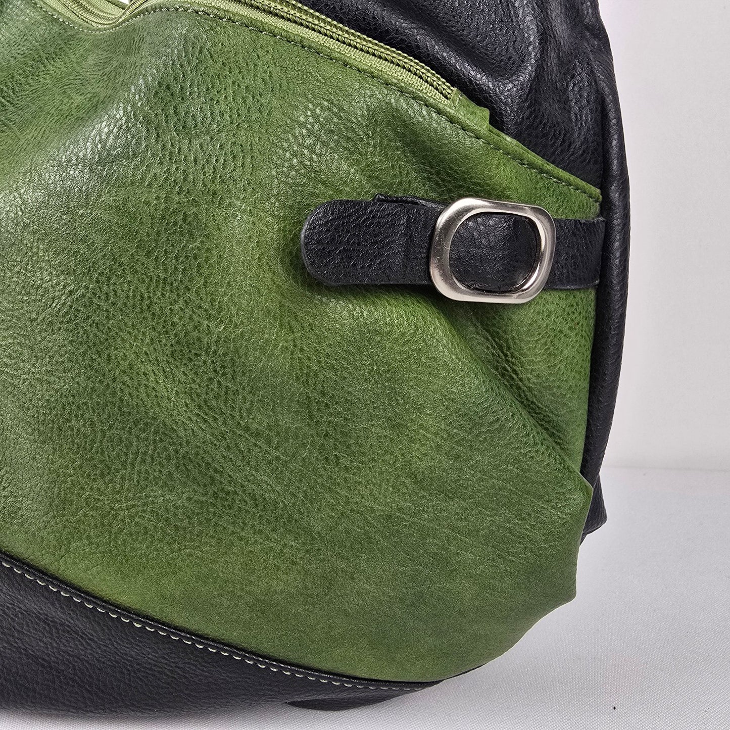 ADSA Green & Black Shoulder Purse