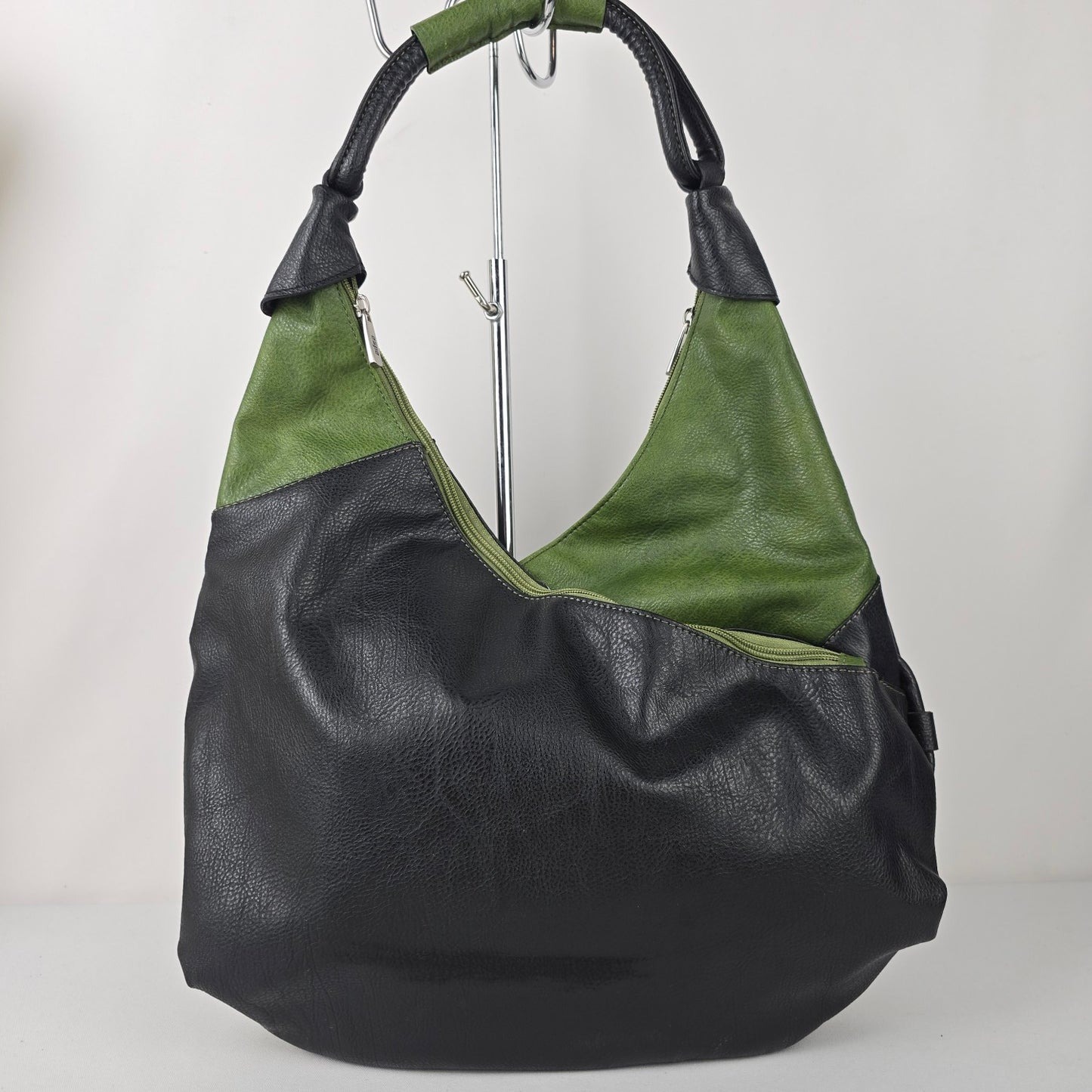 ADSA Green & Black Shoulder Purse