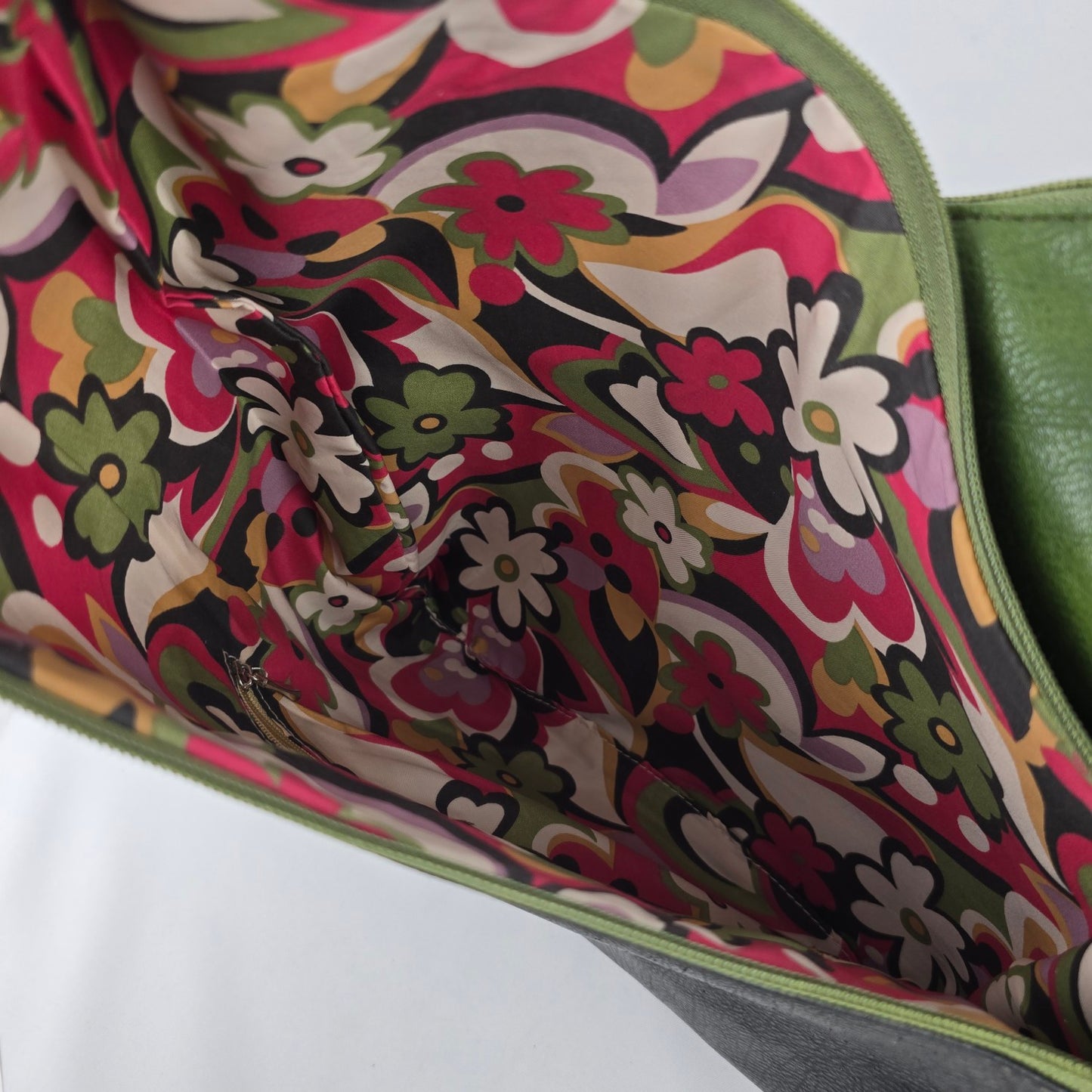 ADSA Green & Black Shoulder Purse