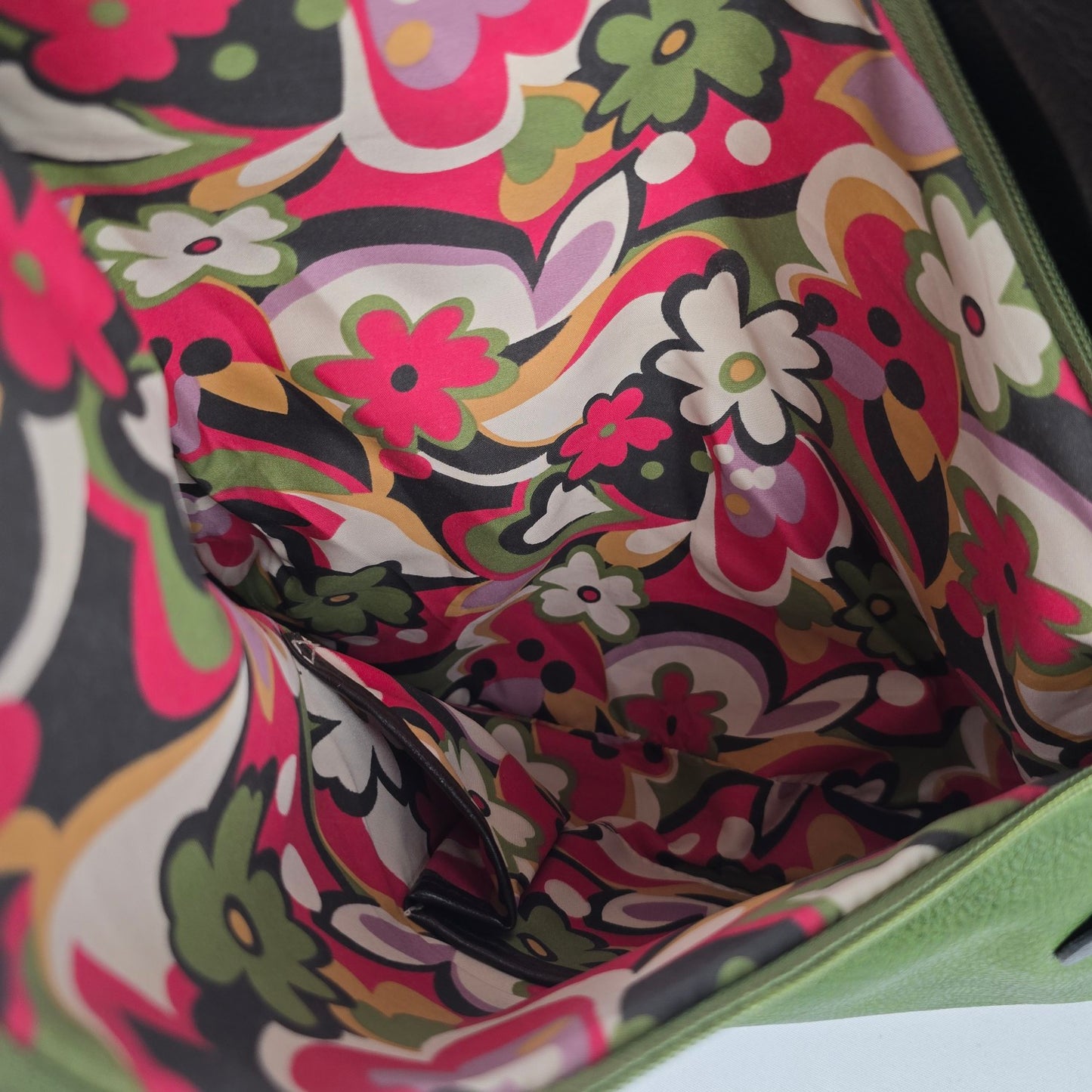 ADSA Green & Black Shoulder Purse