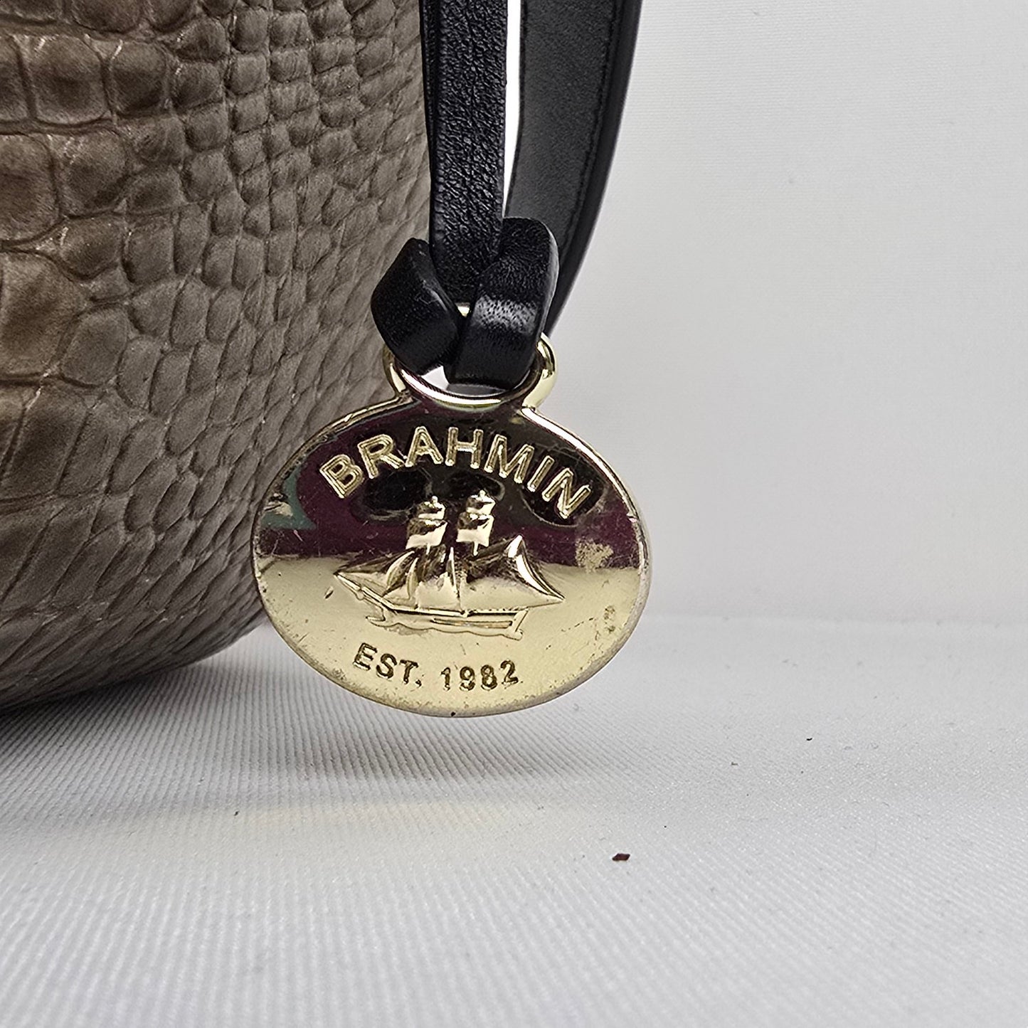 Brahmin Sonny Melbourne Patchwork Leather Crossbody Purse