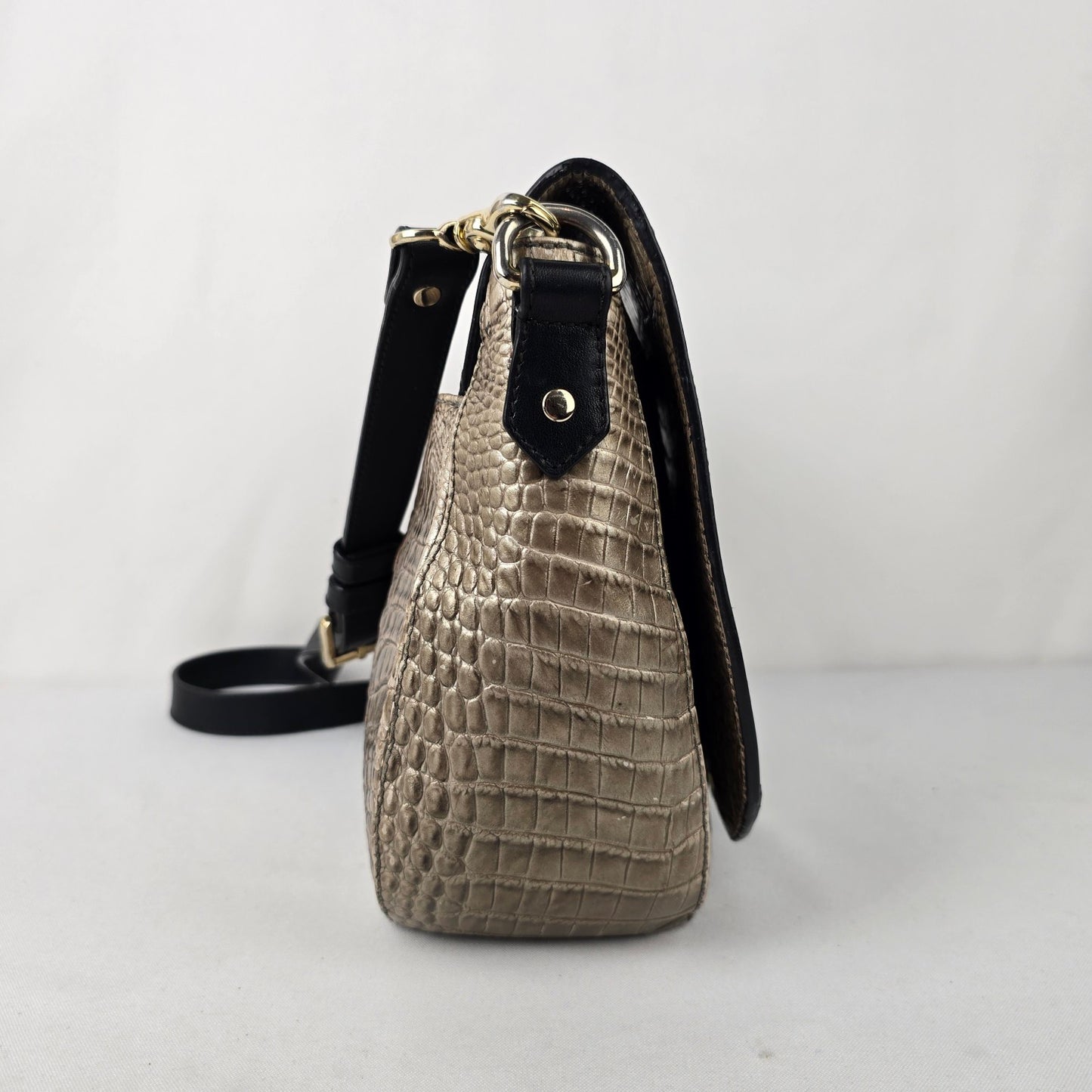 Brahmin Sonny Melbourne Patchwork Leather Crossbody Purse