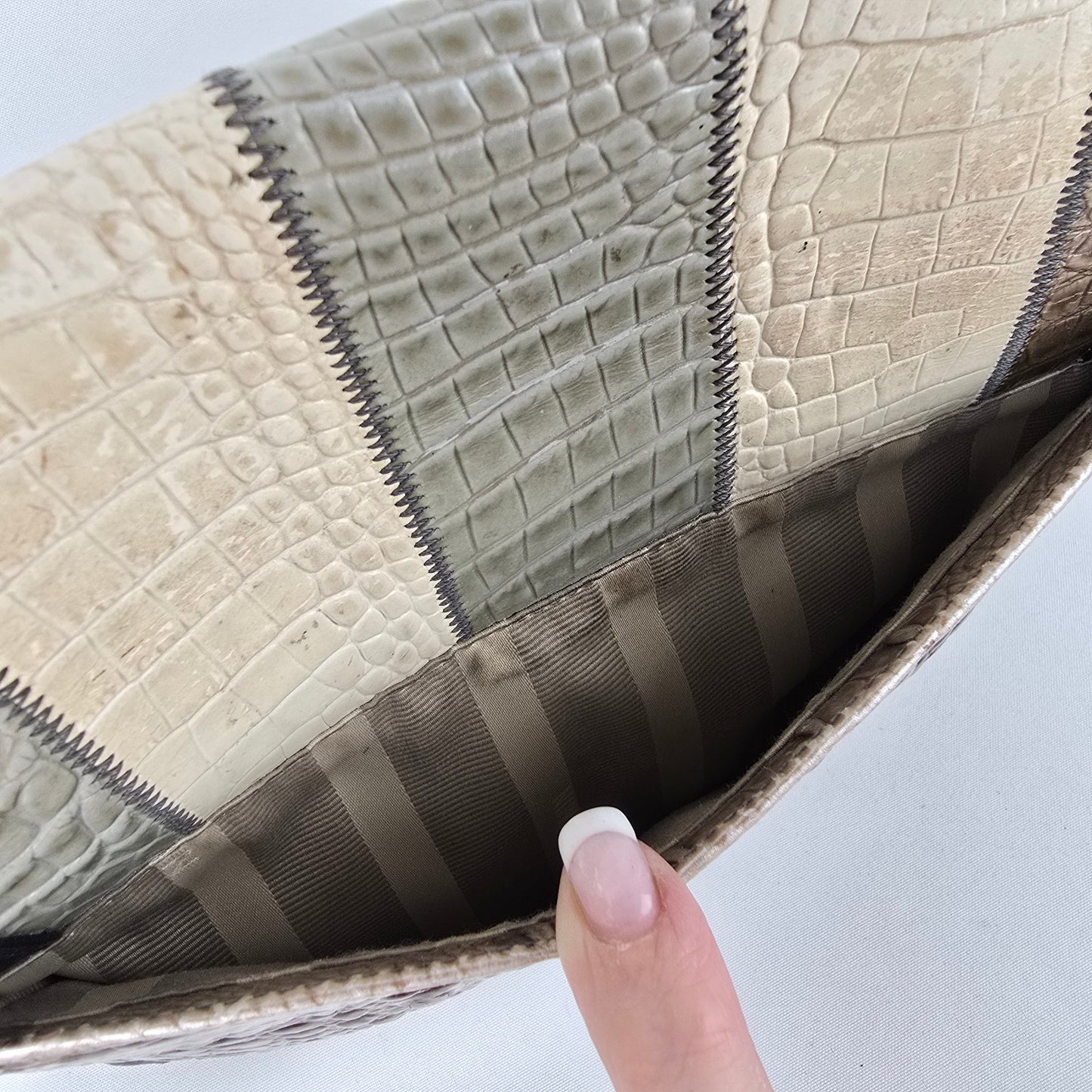 Brahmin Sonny Melbourne Patchwork Leather Crossbody Purse