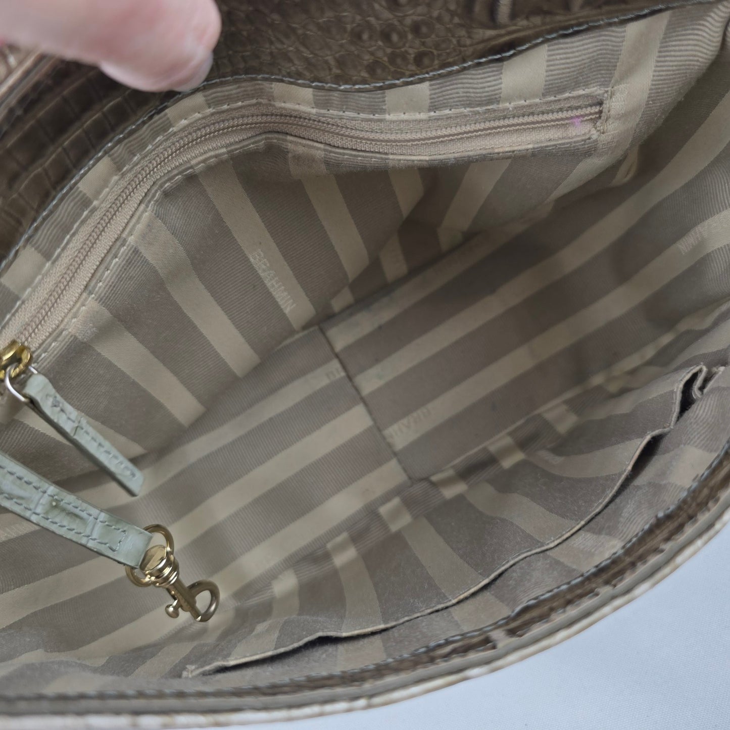 Brahmin Sonny Melbourne Patchwork Leather Crossbody Purse