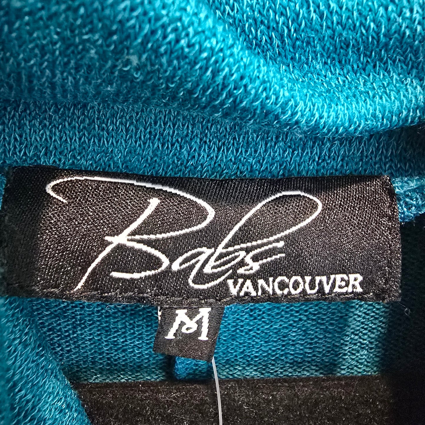 Bobs Vancouver Blue Knit Cowl Neck Sweater Size M