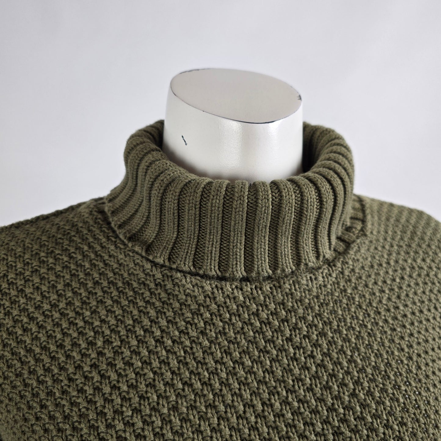 Cotton Country Brown Knit Cotton Sweater Size M