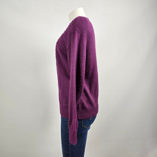 Vintage D'A'llairds Purple Knit Sweater Size M