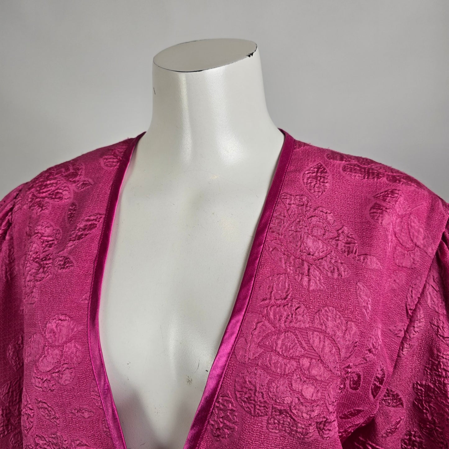 Vintage Nu Mode Pink Flower Detail Blazer Size 13