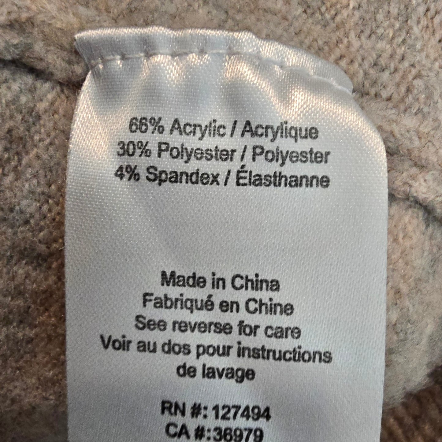 Heartloom Cream Rhinestone Button Cardigan Size L