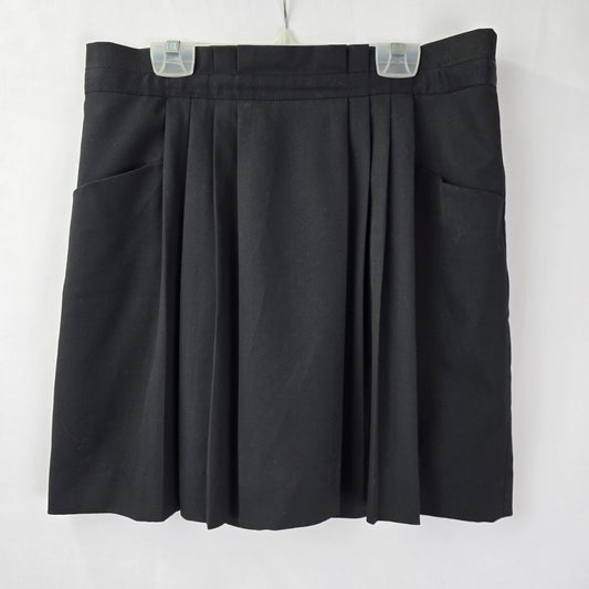 The Gap Black Pleated Mini Skirt Size 8