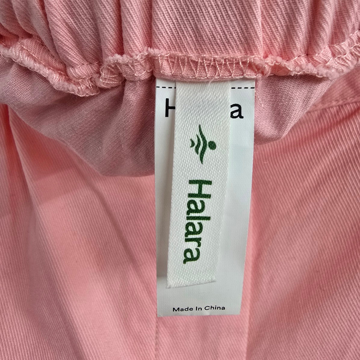 Halara Pink Cropped Jogger Pants Size L
