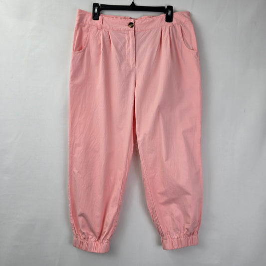 Halara Pink Cropped Jogger Pants Size L