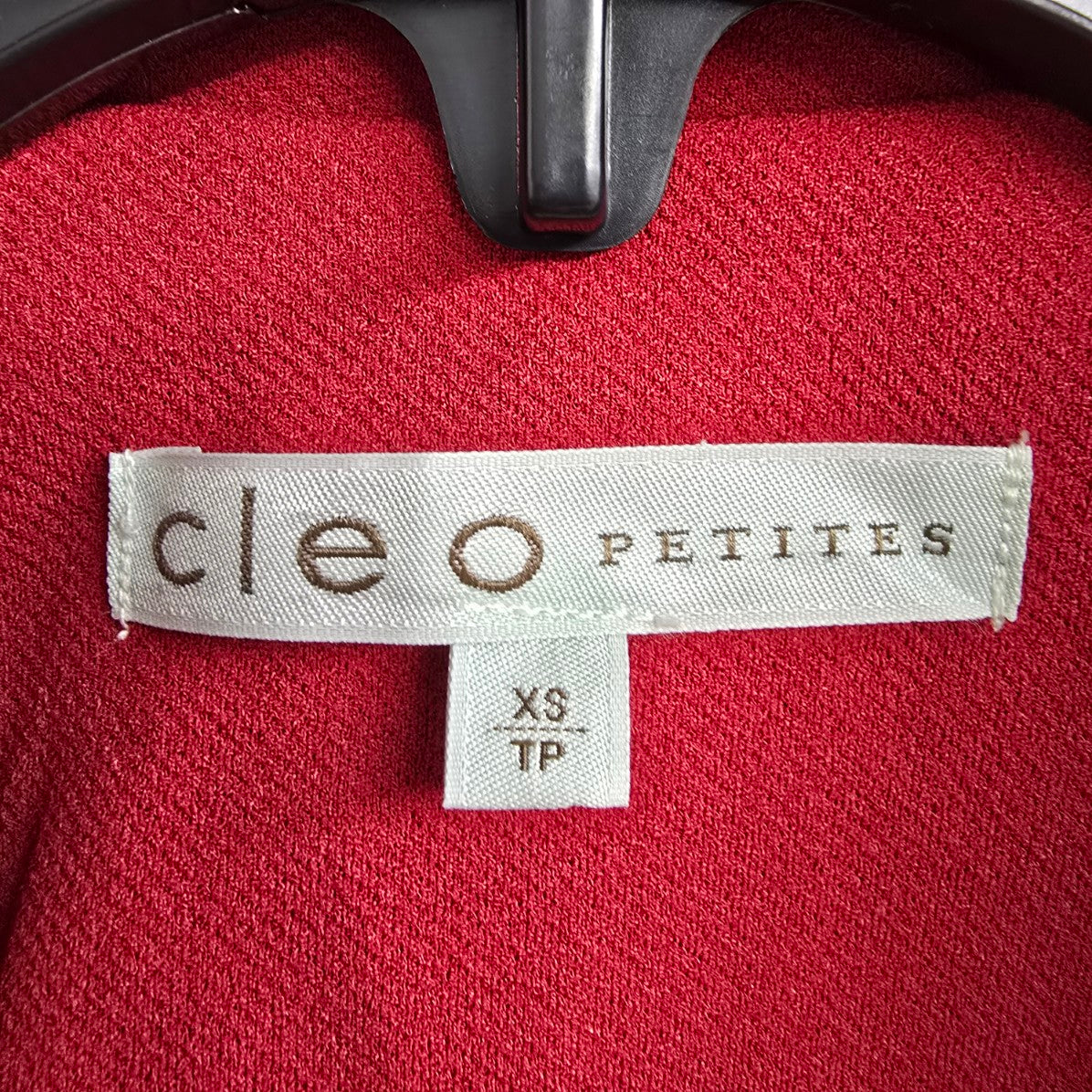 Cleo Petites Red Blazer Size XS