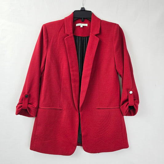 Cleo Petites Red Blazer Size XS