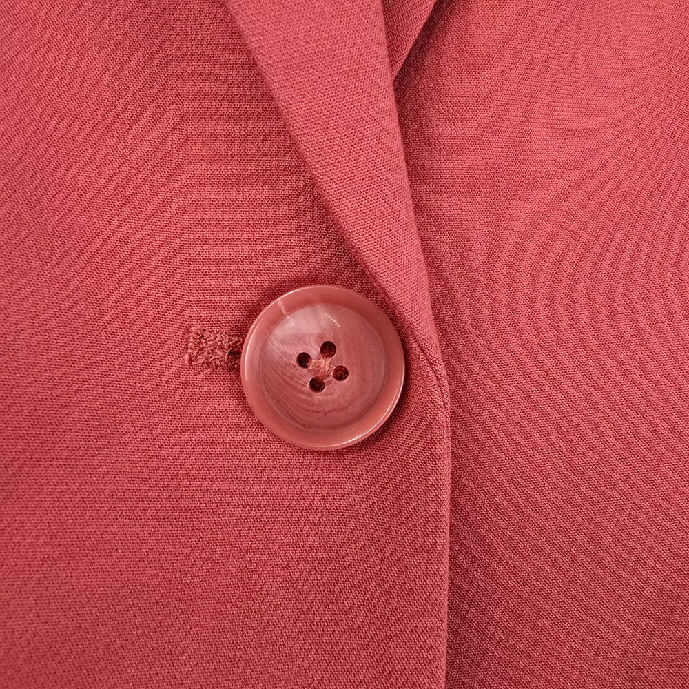 Ricki's Coral Button Up Blazer Size S