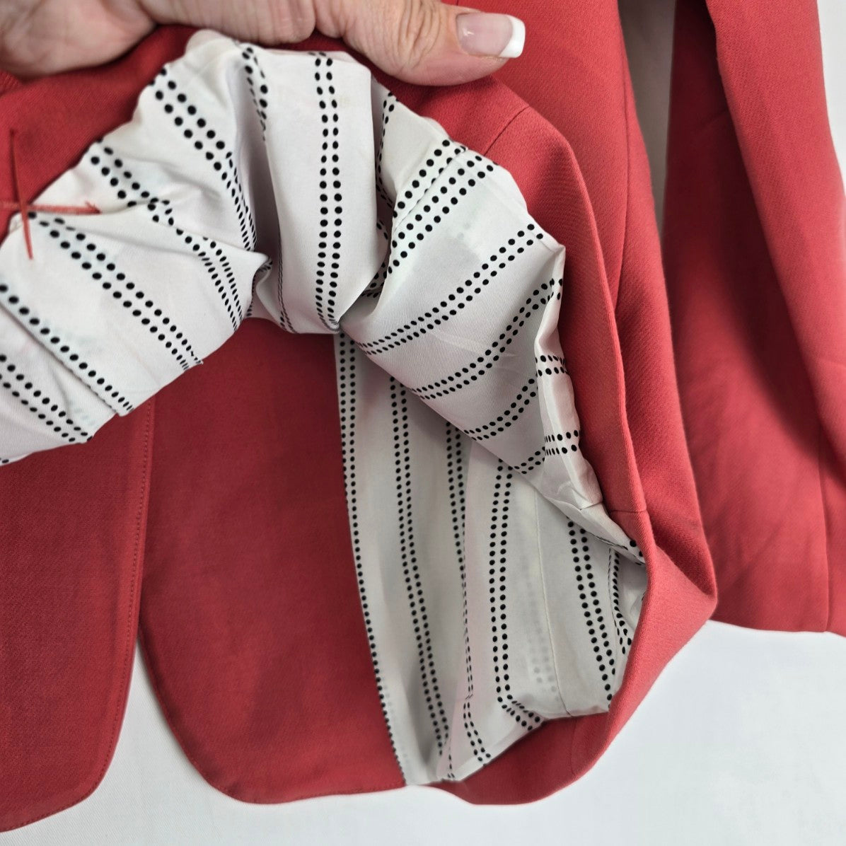 Ricki's Coral Button Up Blazer Size S