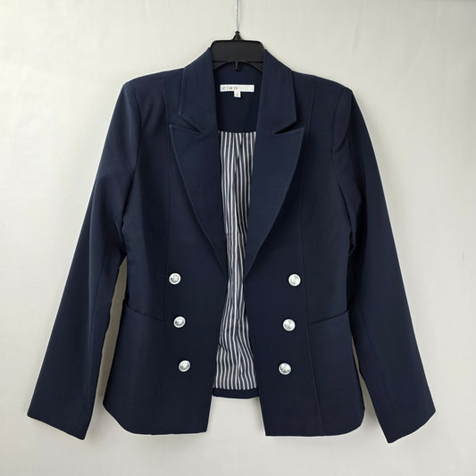 Cleo Navy Blue Military Inspired Blazer Size S