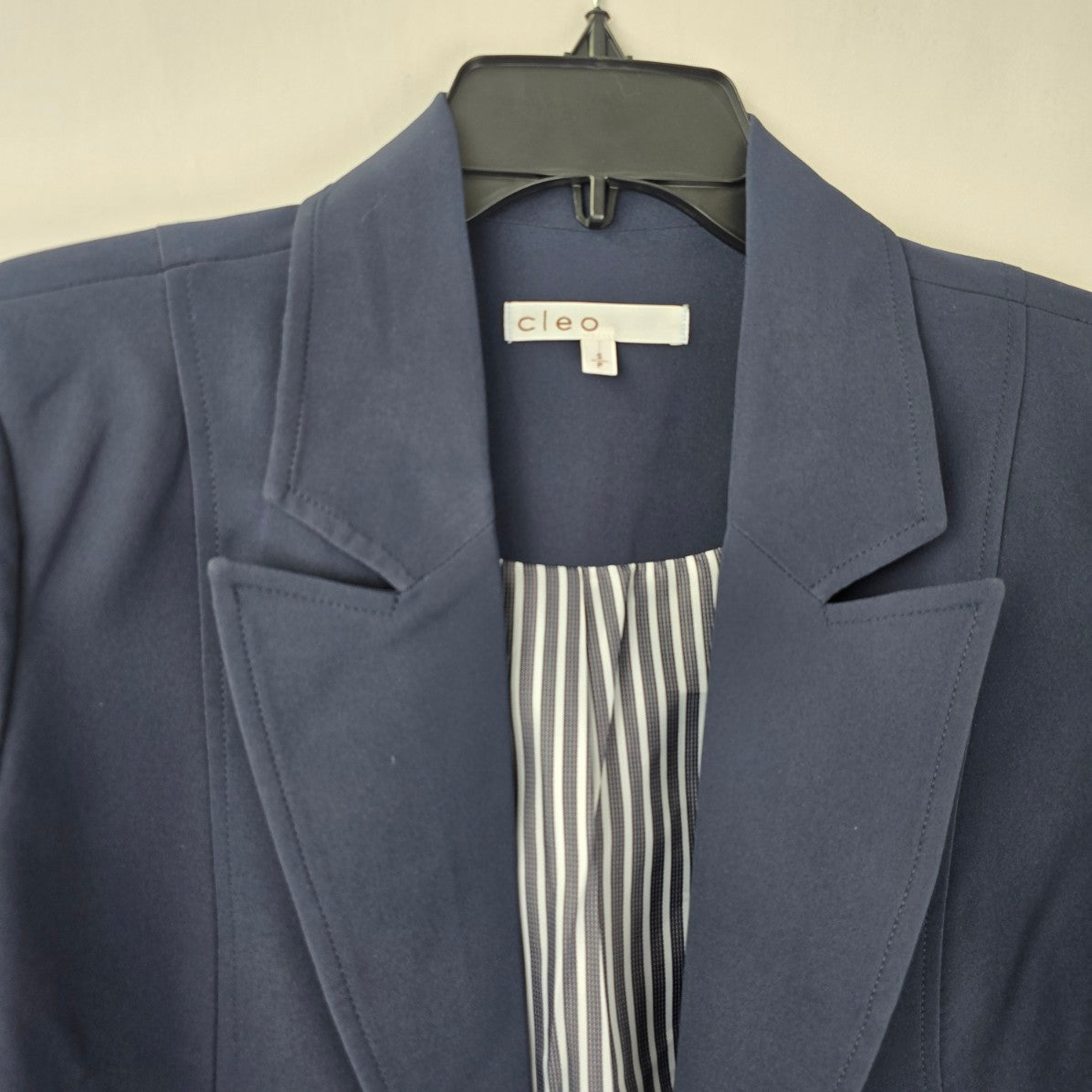Cleo Navy Blue Military Inspired Blazer Size S