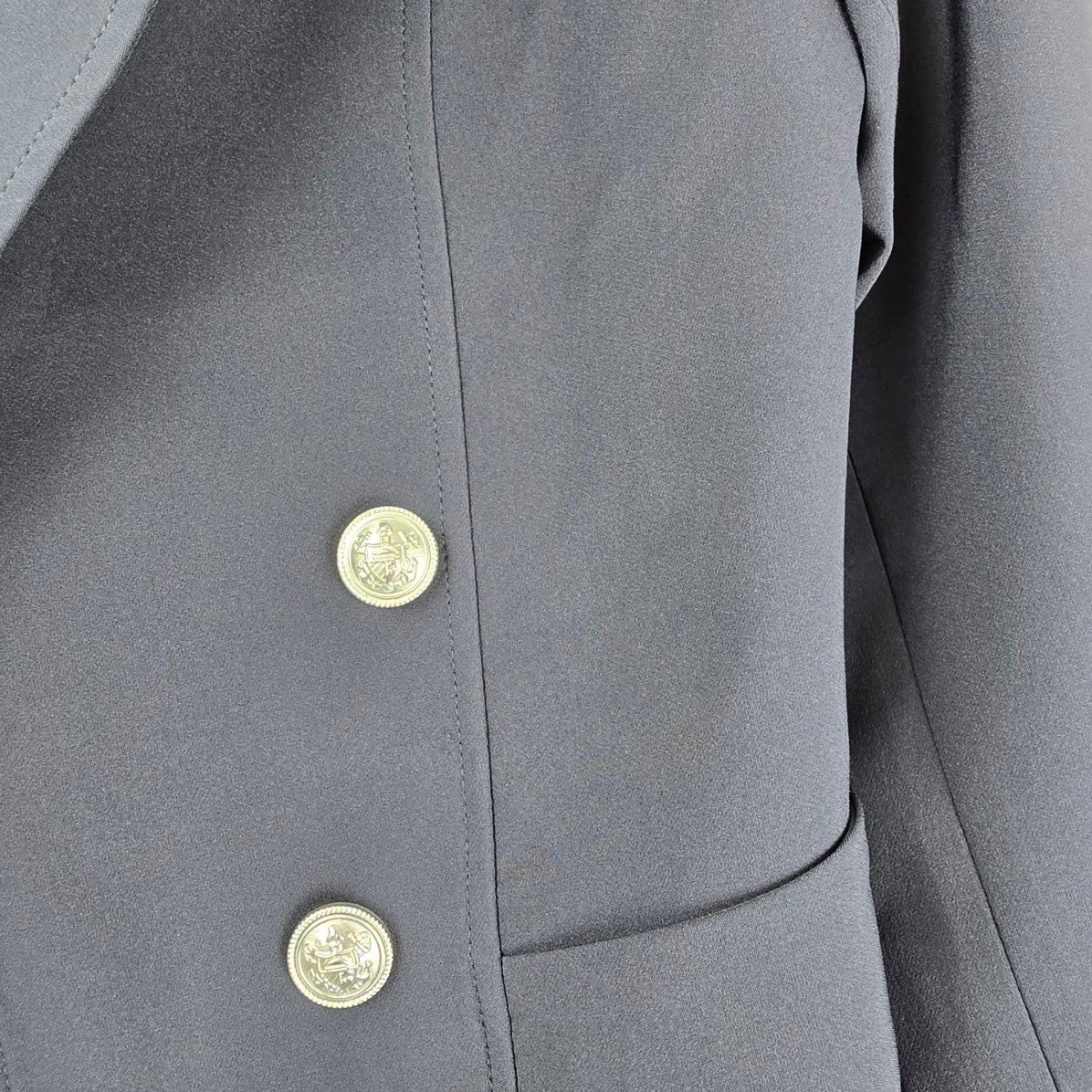 Cleo Navy Blue Military Inspired Blazer Size S