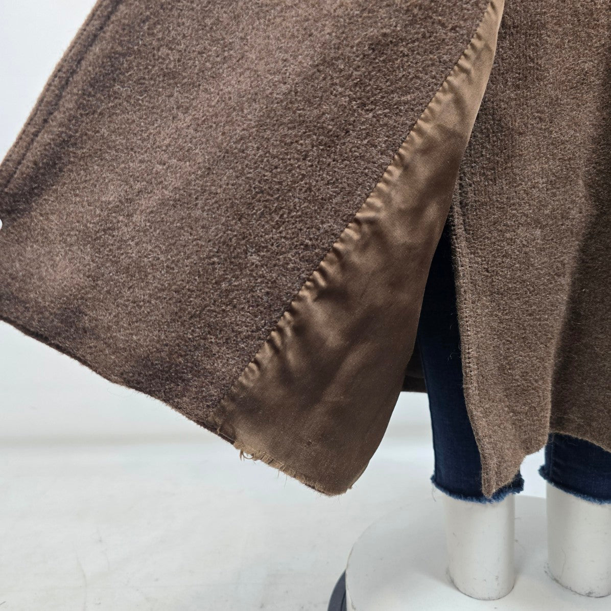 Vintage Harve Benard Brown Wool Maxi Outerwear Coat Size 14