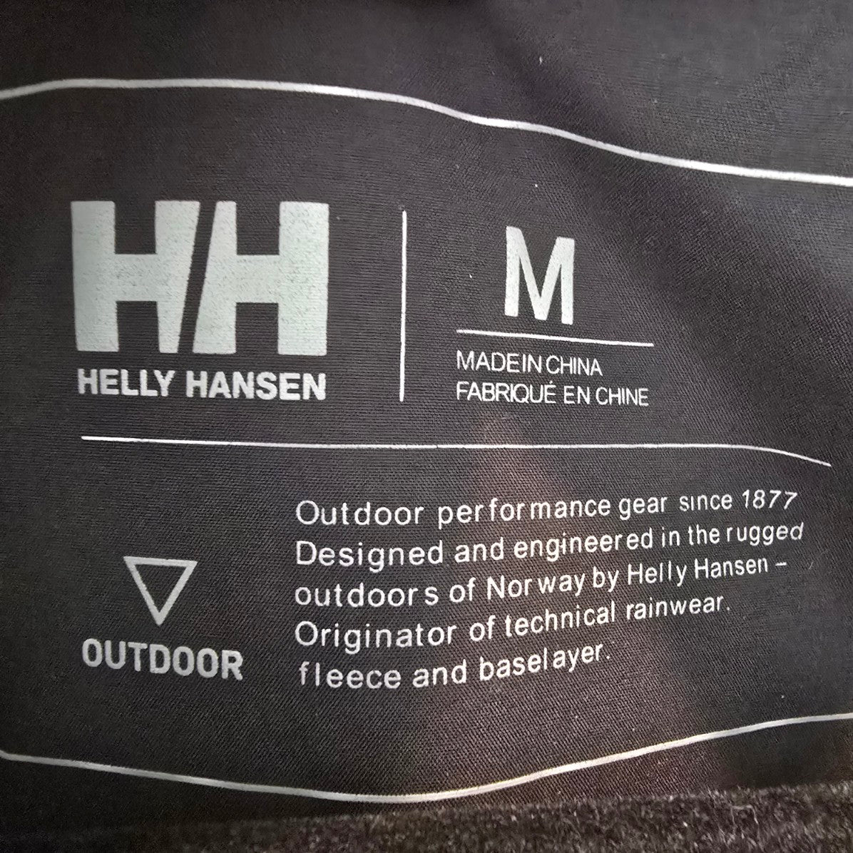 Helly Hansen Outdoor Black Pin Stripe Winter Coat Size M