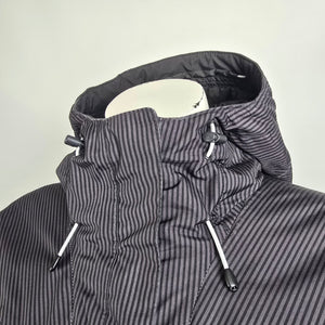 Helly Hansen Outdoor Black Pin Stripe Winter Coat Size M