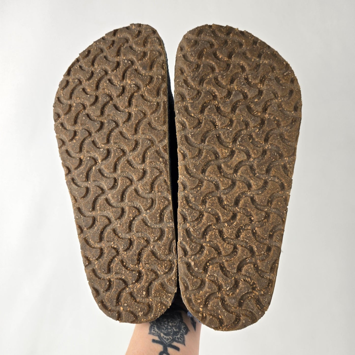 Birkenstock Zermatt Canvas Midnight Blue Mule Clogs Size 10