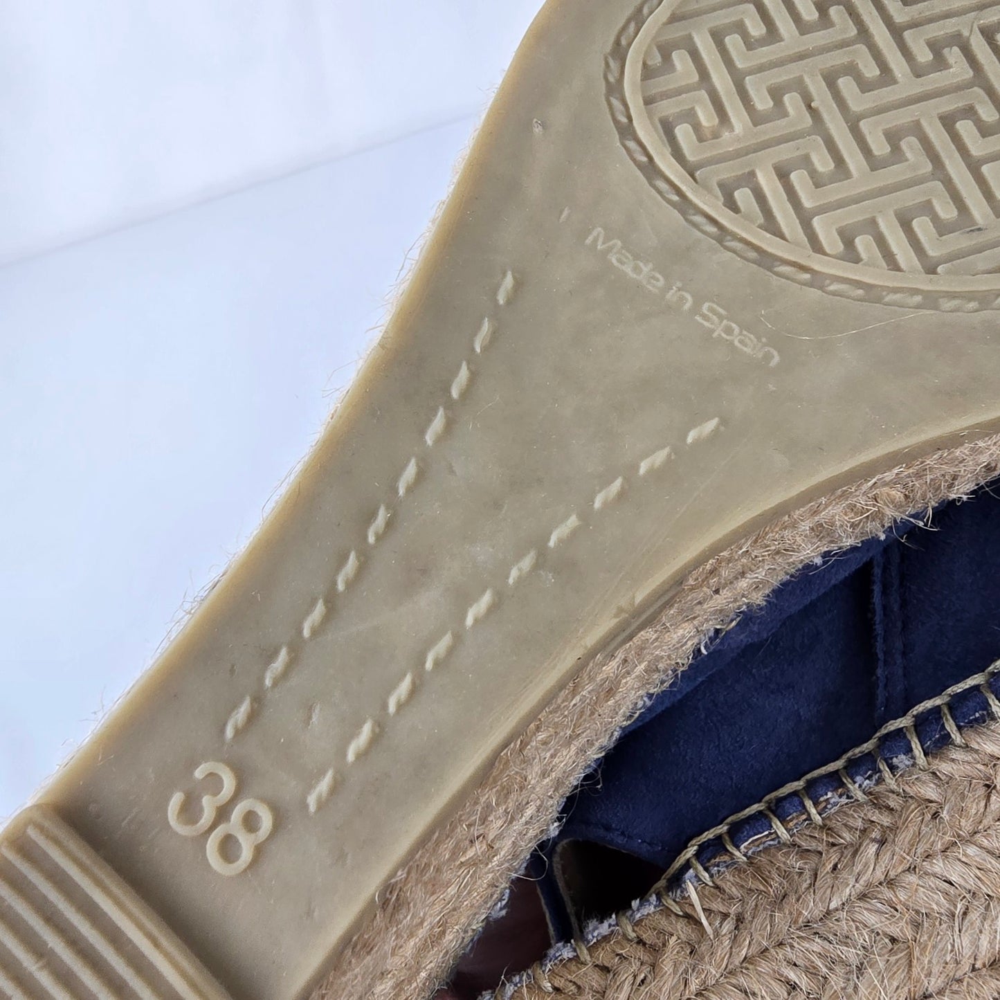 Toni Pons BETTY-A Indigo Suede Wedge Espadrilles Shoes Size 7