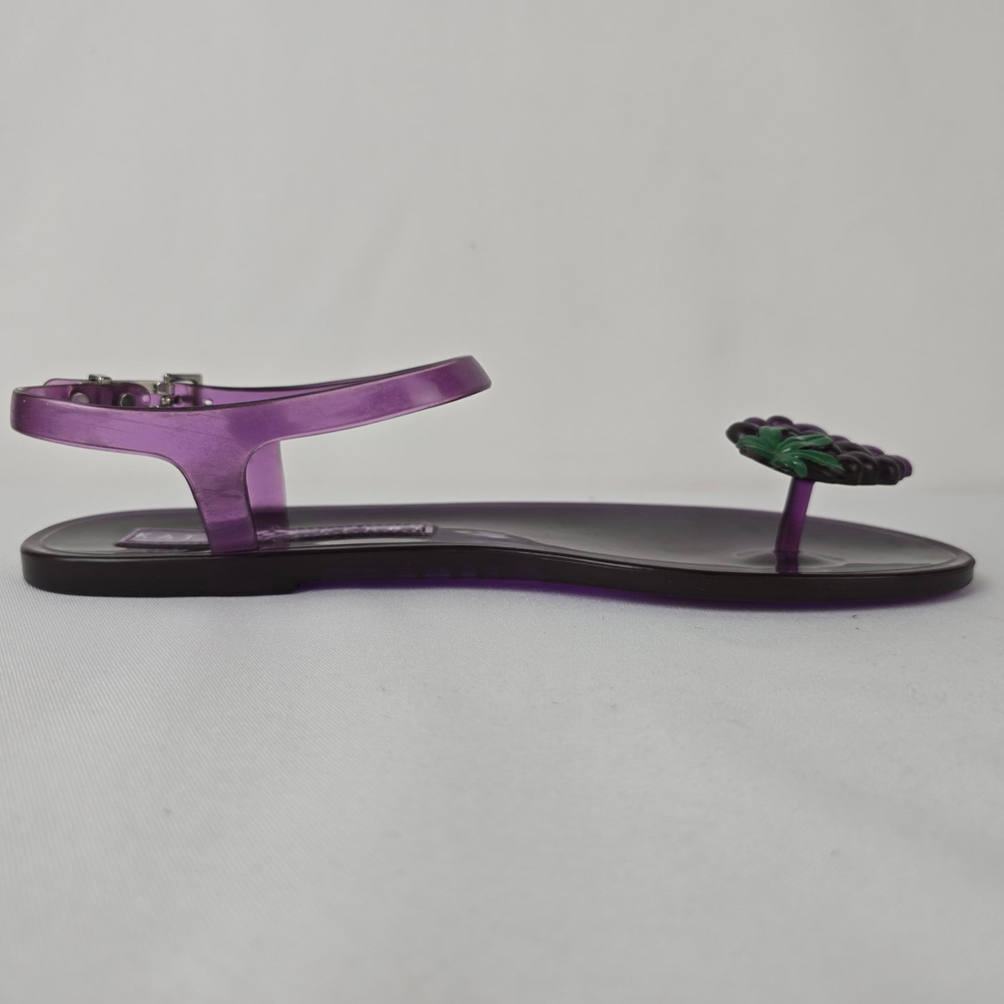 Katy Perry Purple Gel Open Toed Grape Smell Jelly Sandals Size 10