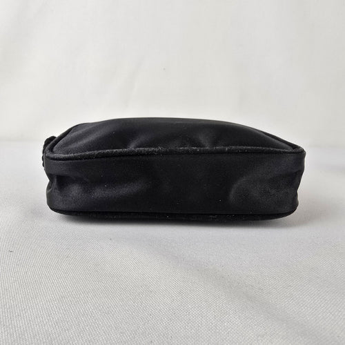 Vintage Mini Givenchy Ysatis Black Satin Crossbody Bag