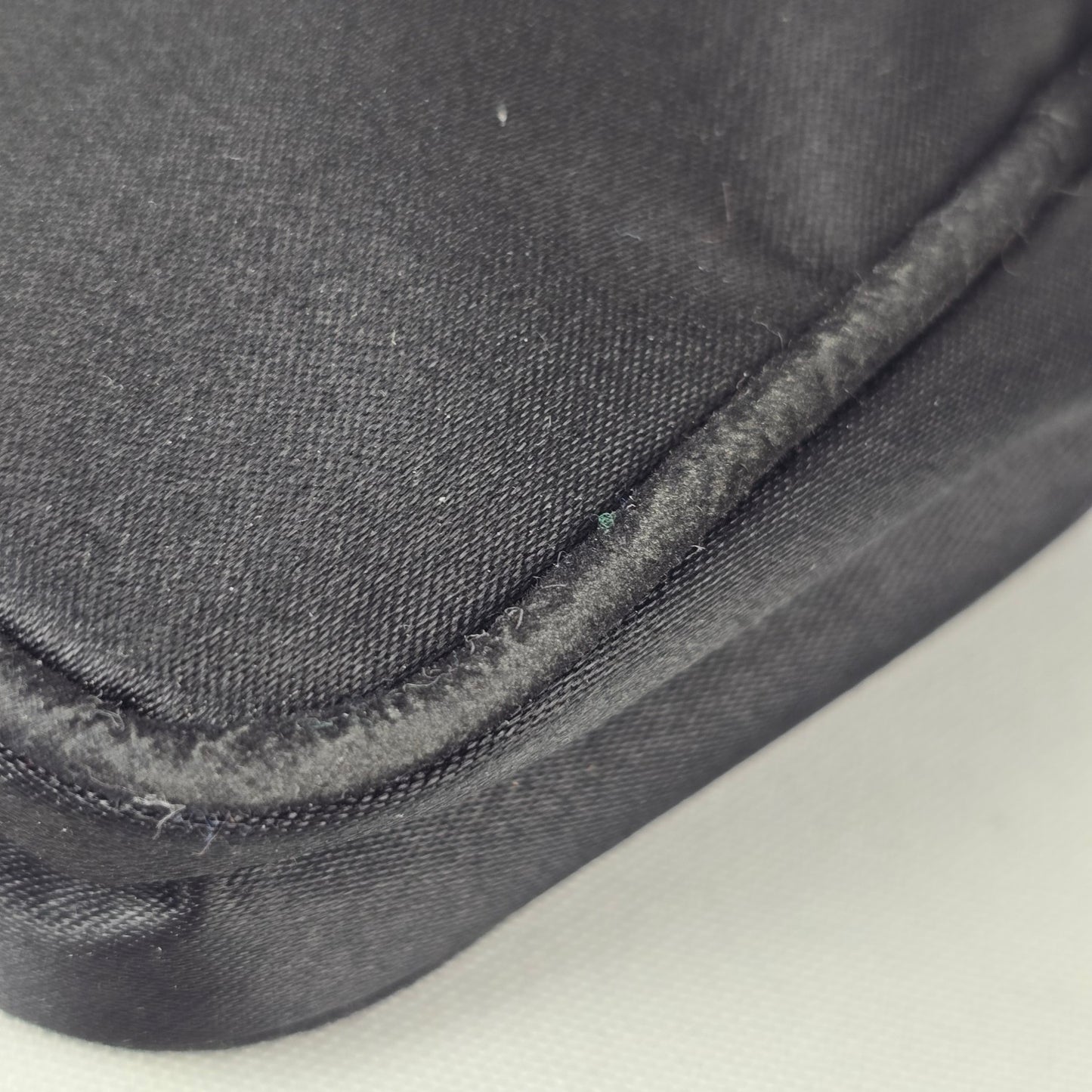 Vintage Mini Givenchy Ysatis Black Satin Crossbody Bag