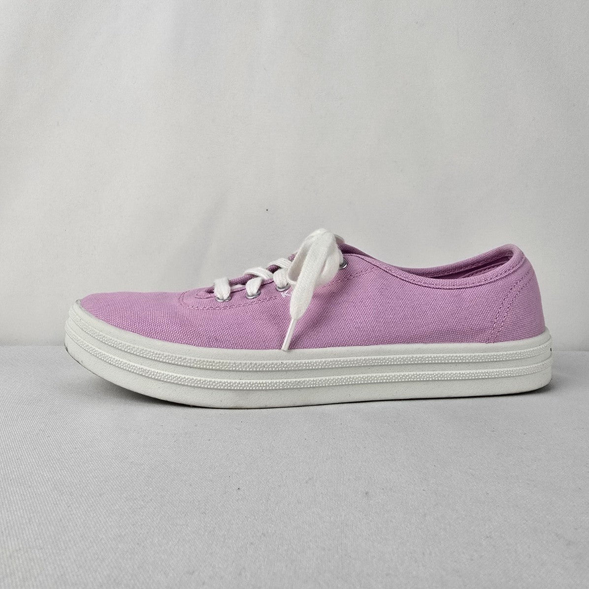 Keds Lilac Breezie Canvas Lace Up Sneakers Size 8