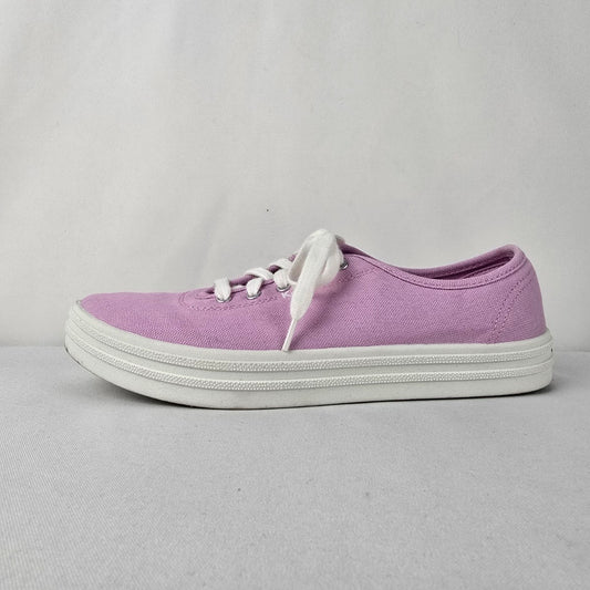 Keds Lilac Breezie Canvas Lace Up Sneakers Size 8