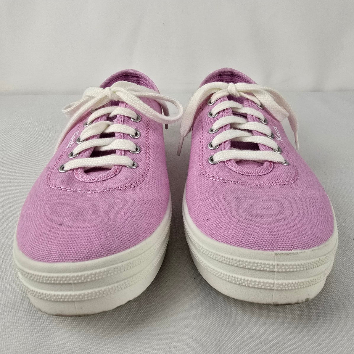 Keds Lilac Breezie Canvas Lace Up Sneakers Size 8