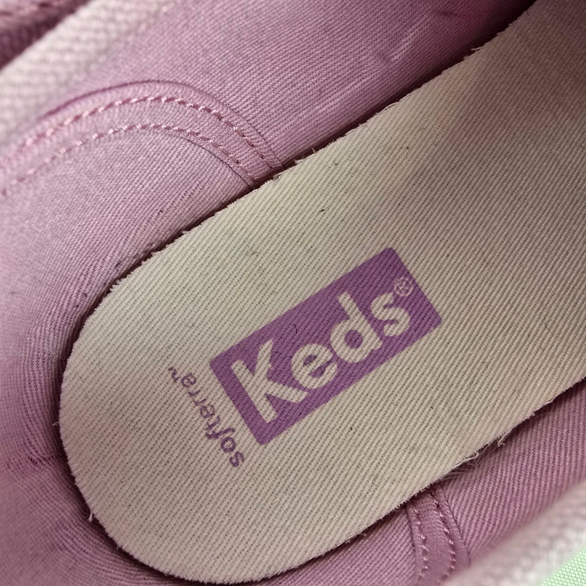Keds Lilac Breezie Canvas Lace Up Sneakers Size 8