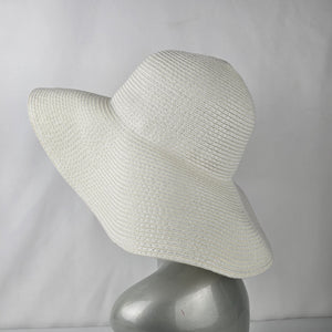 Jessica Cream Wide Brim Sun Hat