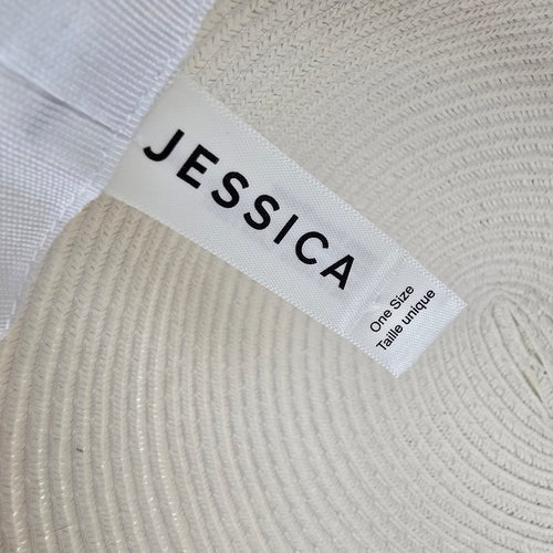 Jessica Cream Wide Brim Sun Hat